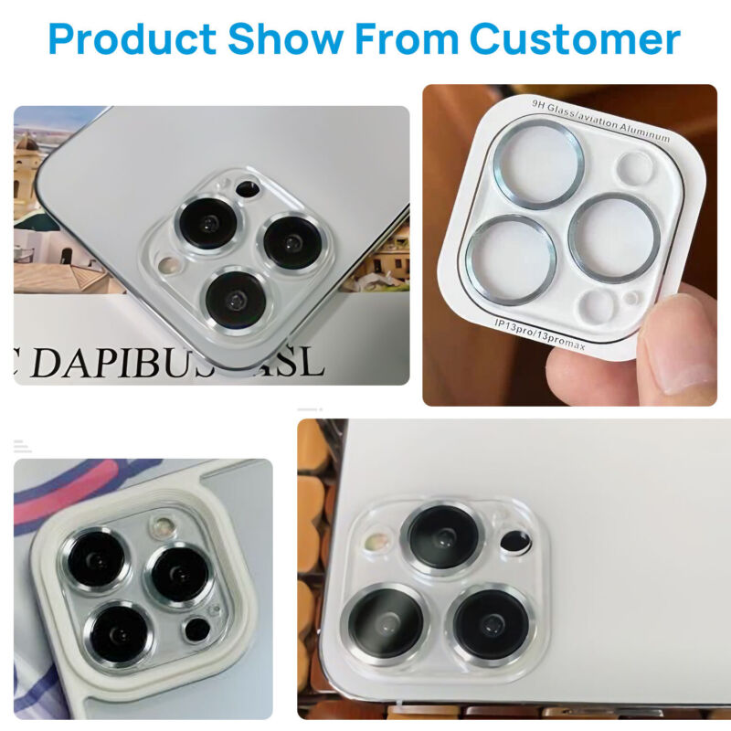 For Apple iPhone 14 Plus 13 12 11 Pro Max Camera Lens Tempered Glass Protector