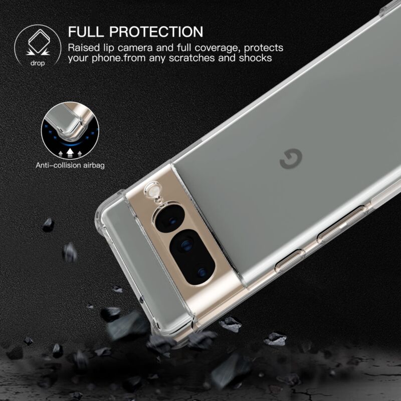MAXSHIELD For Google Pixel 6 Pro 6A Case Clear Luxury Shockproof Slim Soft Cover