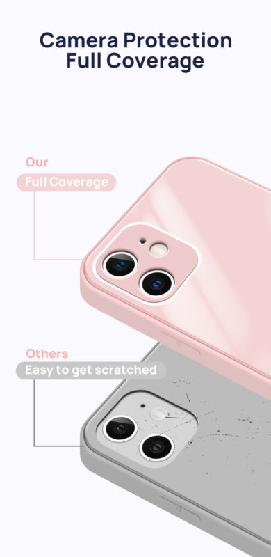 For iPhone 14 Pro Max Case Hybrid Luxury Shockproof Tempered Glass Cover