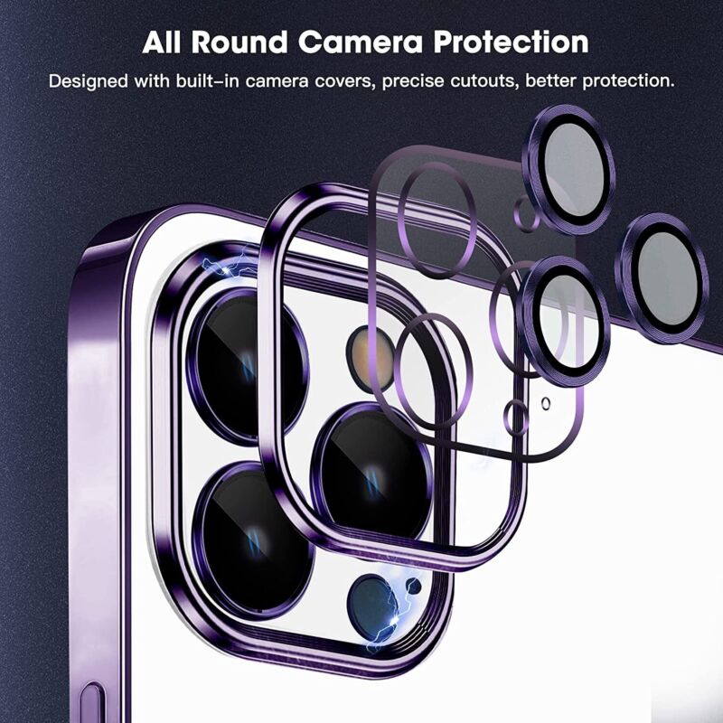 For iPhone X/XS 7/8 Magnetic Case Clear Slim Shockproof Case Cover