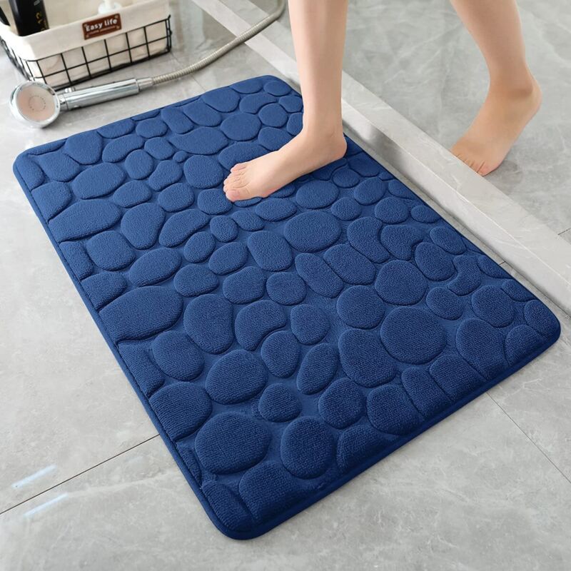 Non-slip Bathroom Carpet Super Absorbent Memory Foam Shower Bath Mat Door Mat