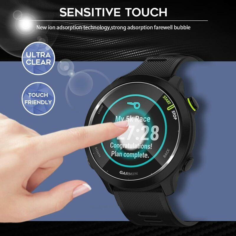 3X For Garmin Forerunner 965 Tempered Glass Screen Protector
