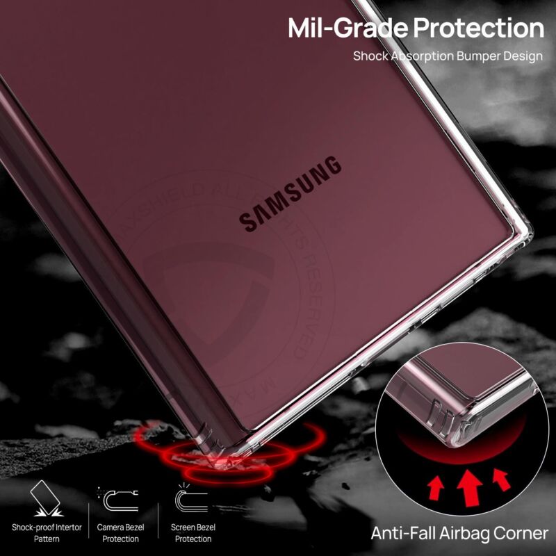 [FULL SET]For Samsung Galaxy S23 Ultra Plus Case Clear Magsafe Shockproof Magneti Cover