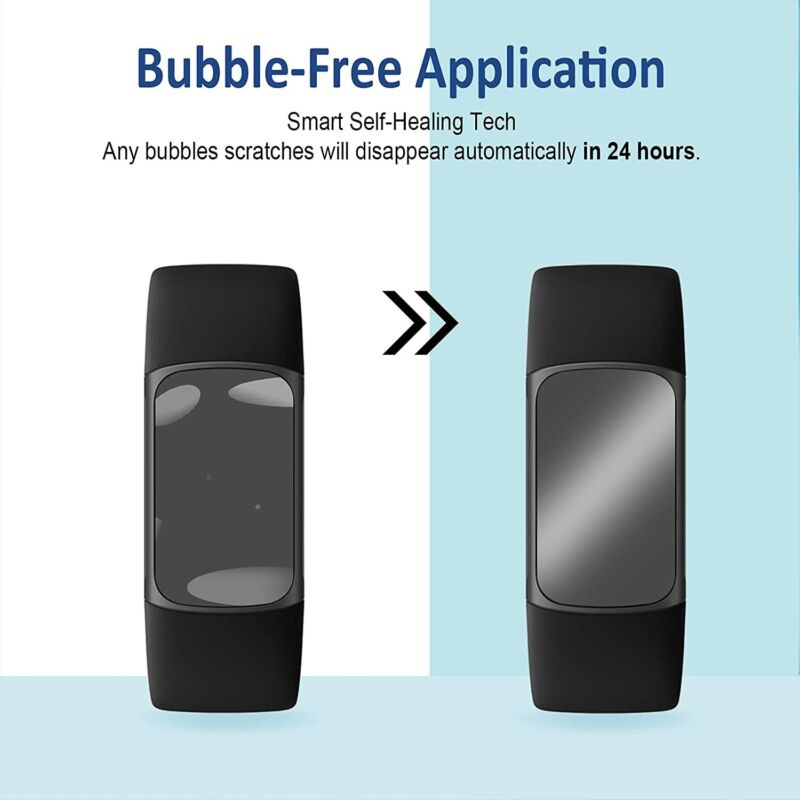 3X For Fitbit Inspire 3 Full Coverage Hydrogel Crystal HD Film Screen Protector