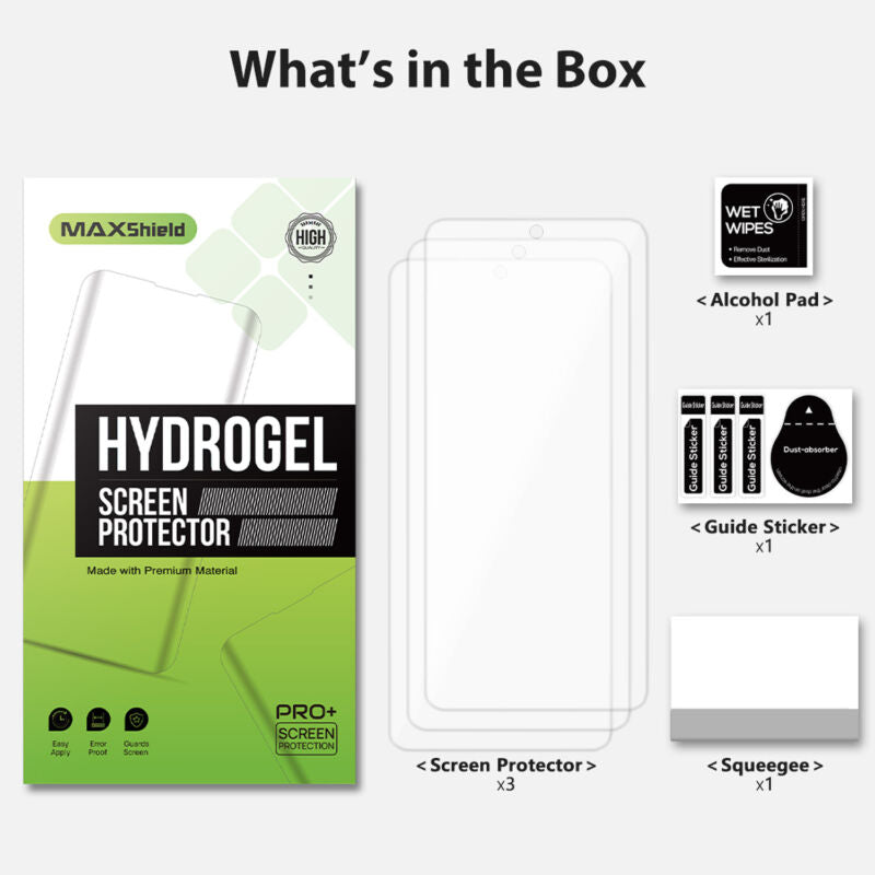 3x For Motorola Moto Edge 30 Ultra 5G MAXSHIELD HYDROGEL Screen Protector Cover