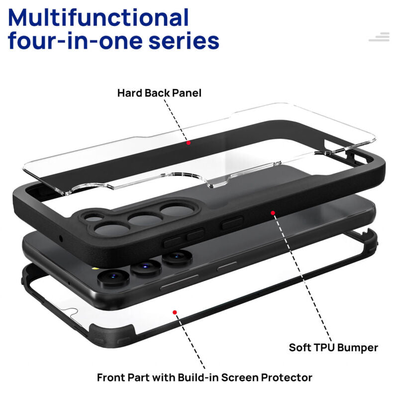 For Galaxy S23 S22S21 FE Ultra Plus A13 A73 A53 Shockproof Rugged 360 Full Body Case Cover