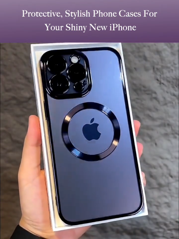 For iPhone X/XS 7/8 Magnetic Case Clear Slim Shockproof Case Cover