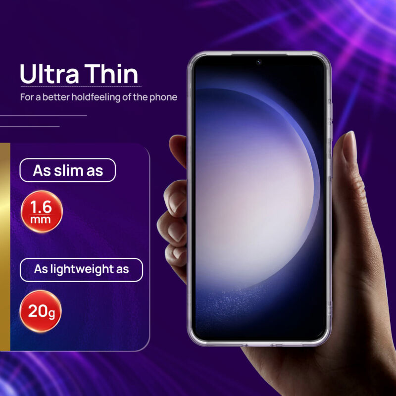 [Full SET]For Samsung Galaxy S23 Plus Ultra 5G Case Soft Clear Shockproof Slim Cover