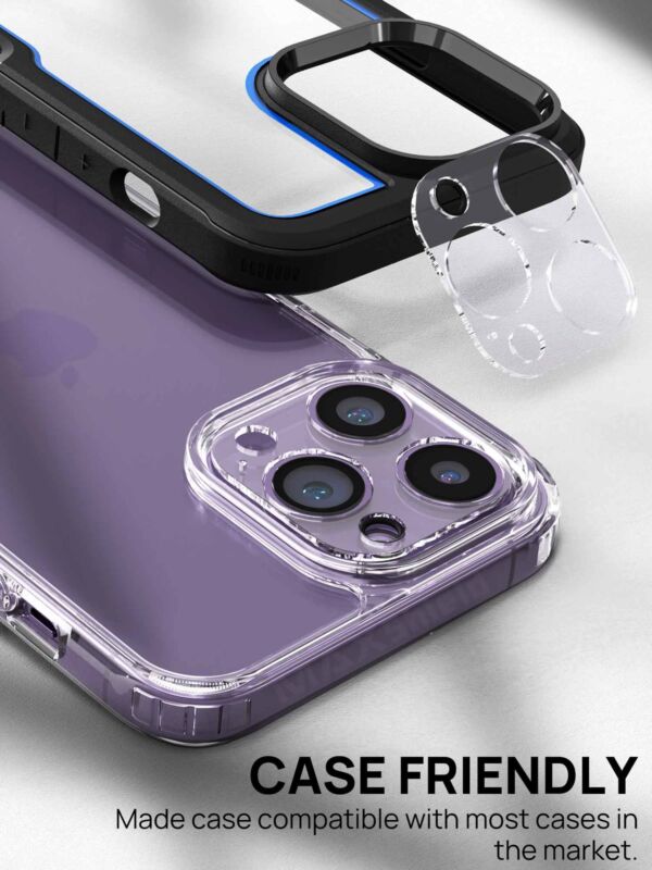 3X For iPhone 14 Plus 13 Pro Max 12 Camera Lens Tempered Glass Protector