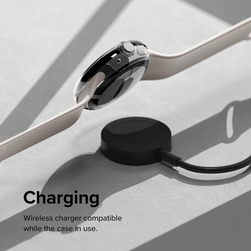 For Google Pixel Watch Case Shockproof Clear Hard Case Cover Screen Protector