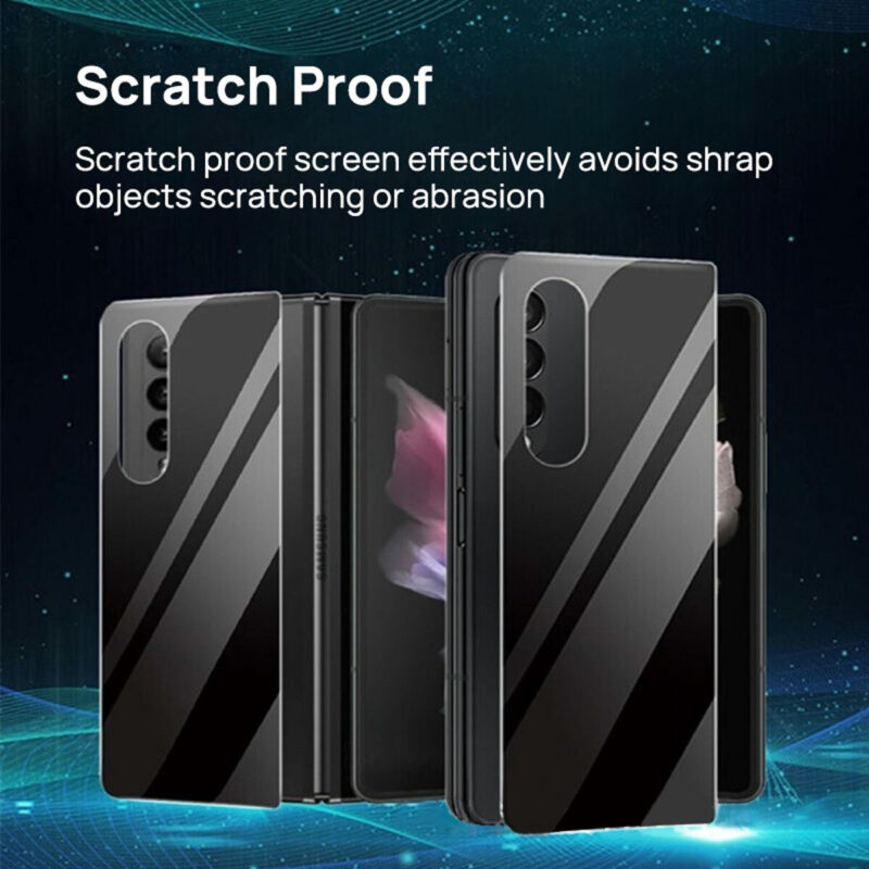 MAXSHIELD For Galaxy Z Fold 5 Tempered Glass Screen Protector Case Friendly