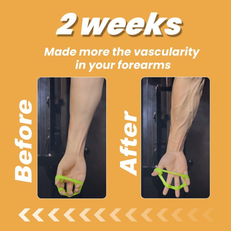 Finger Hand Exerciser Strengthener Wrist Forearm Grip Trainer Resistance Therapy