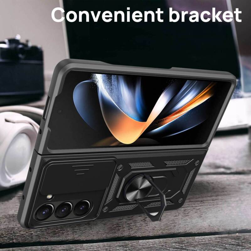 For Samsung Galaxy Z Flip Fold 5 4 5G Case Shockproof Rugged Ring Holder Cover