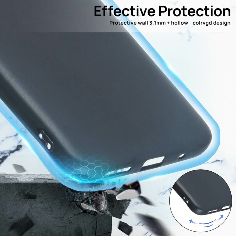 For Nokia C31 Clear Case Shockproof Slim Matte Cover