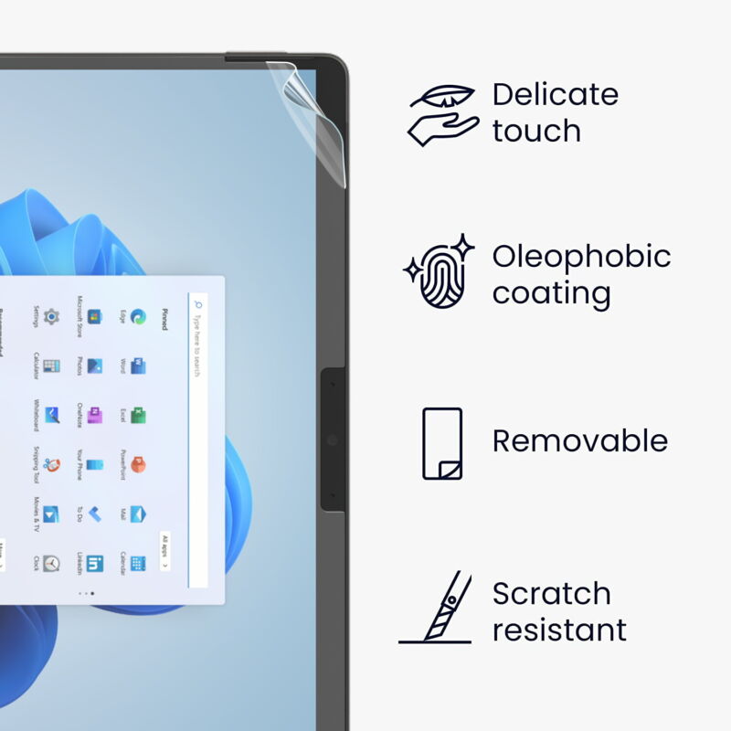 [2 Packs] For Microsoft Surface Laptop 4 3 15" Hydrogel Screen Protector Film