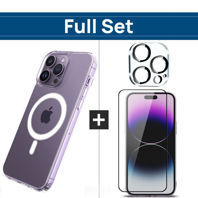 For iPhone 11 Pro Max Clear Magsafe Magnetic Case Shockproof Cover