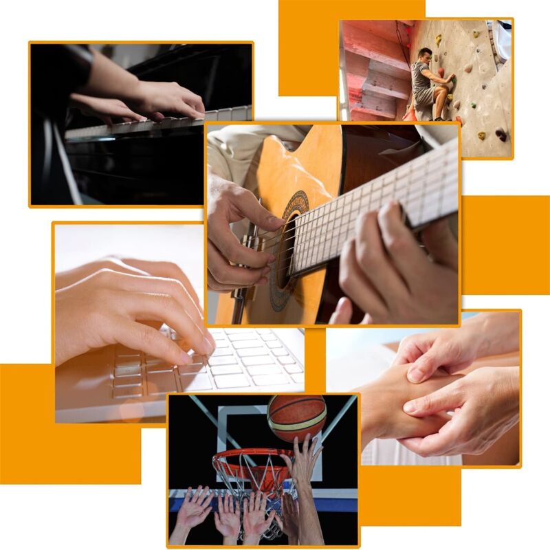 Finger Exerciser Strength Gripper Forearm Trainer Hand Grip Strengthener Therapy