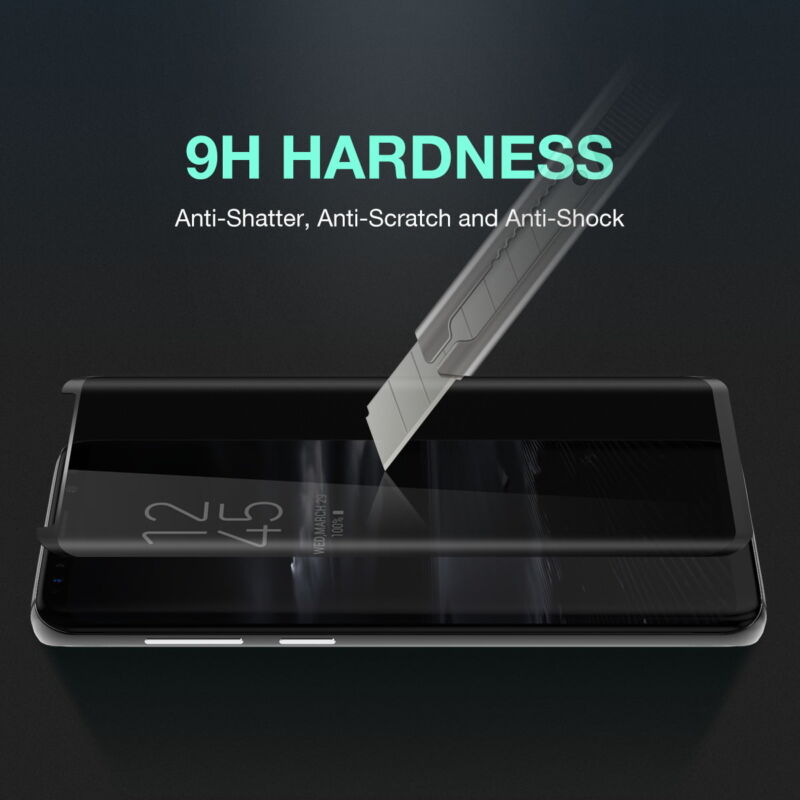 MAXSHIELD Privacy Glass Screen Protector For Samsung Galaxy S23 S22 S21 FE Plus Ultra