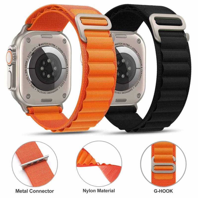 For Apple Watch Ultra Series 8 7 6 SE 49/45/41/44/42/40mm Alpine Loop Band Strap