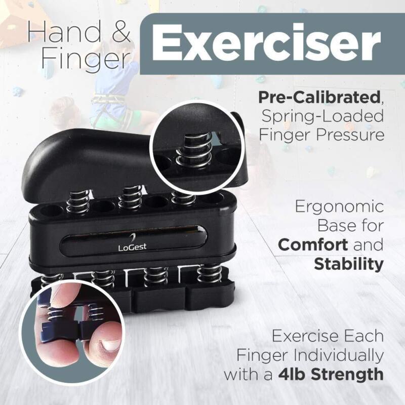 Finger Exerciser Forearm Hand Strengthener Hand Grip Workout Training Fitness
