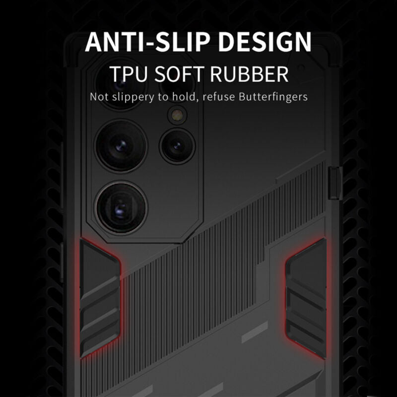 For Samsung Galaxy S23 Ultra Plus Case Shockproof Heavy Duty Stand Cover