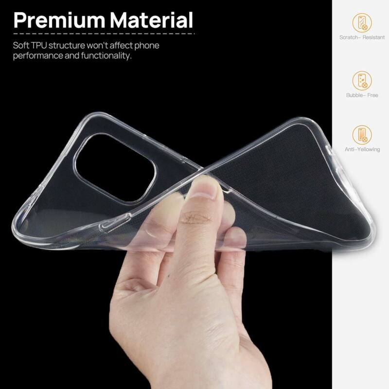 For Nokia C31 Clear Case Shockproof Slim Matte Cover