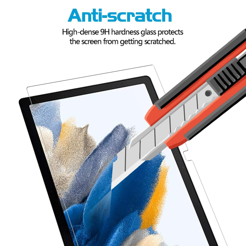 For Samsung Tab S8 Tempered Glass Screen Protector Full Cover