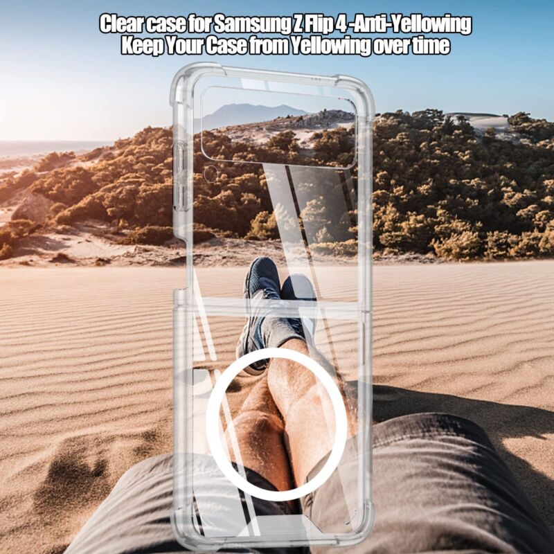 For Samsung Galaxy Z Fold 4 5G Case Magnetic Clear Shockproof Magsafe Cover