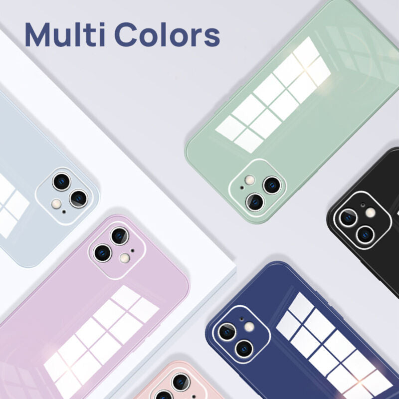 For iPhone 14 Pro Max Case Hybrid Luxury Shockproof Tempered Glass Cover