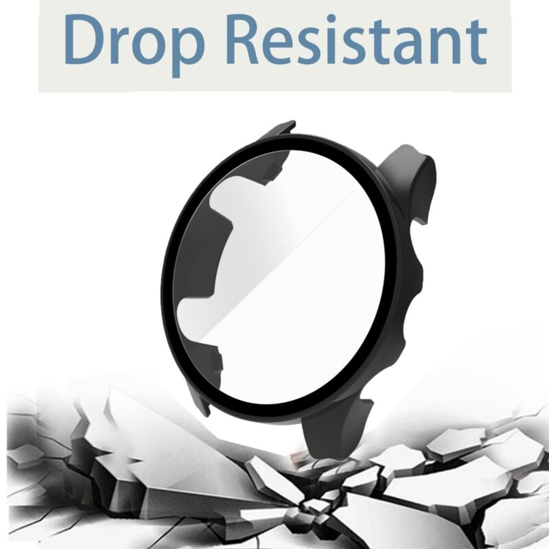 For Garmin Forerunner 265 965 Case Glass Cover Screen Protector