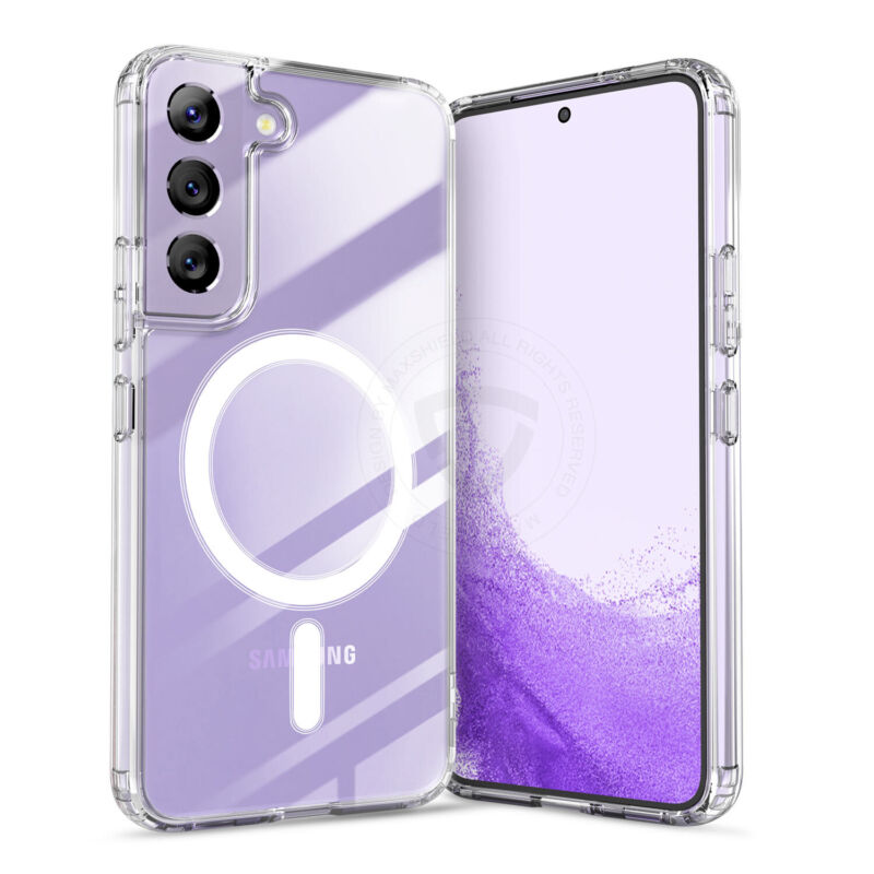 [FULL SET]For Samsung Galaxy S23 Ultra Plus Case Clear Magsafe Shockproof Magneti Cover