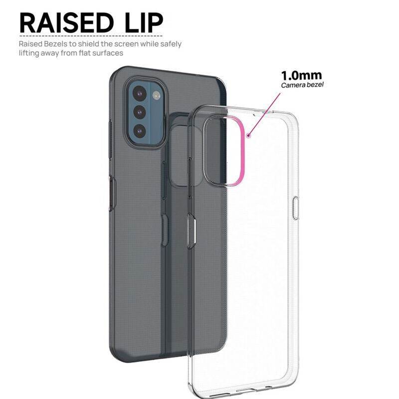 For Nokia C31 Clear Case Shockproof Slim Matte Cover