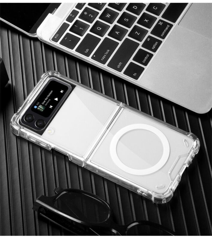 For Samsung Galaxy Z Fold 4 5G Case Magnetic Clear Shockproof Magsafe Cover