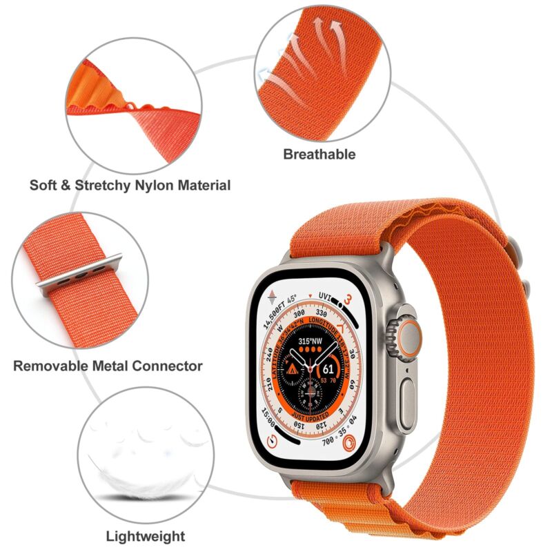 For Apple Watch Ultra Series 8 7 6 SE 49/45/41/44/42/40mm Alpine Loop Band Strap