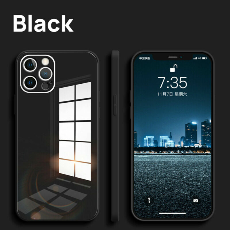 For iPhone 14 Pro Max Case Hybrid Luxury Shockproof Tempered Glass Cover