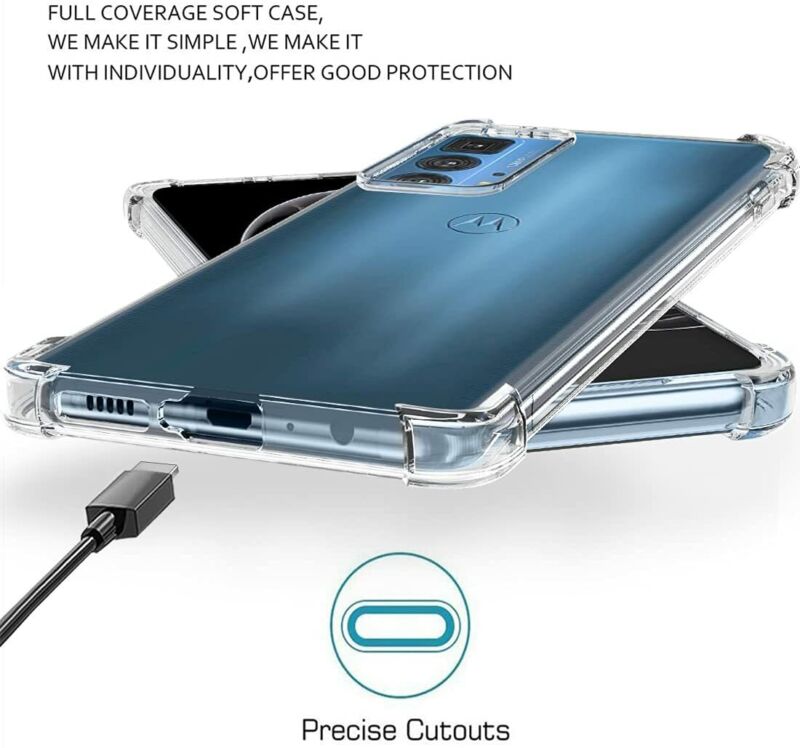 For Motorola Moto Edge Fusion 30 Clear Shockproof Slim Case Cover