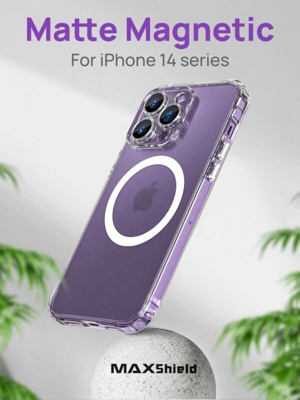 For Apple iPhone 14 Plus 13 12 11 Pro Max Clear Magnetic Case Shockproof Cover