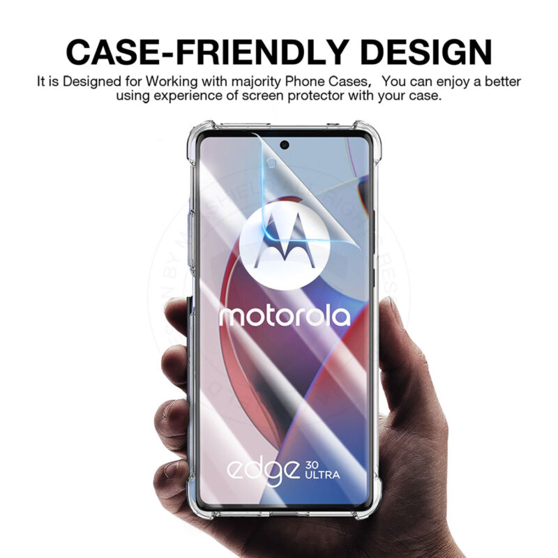 3x For Motorola Moto Edge 30 Ultra 5G MAXSHIELD HYDROGEL Screen Protector Cover