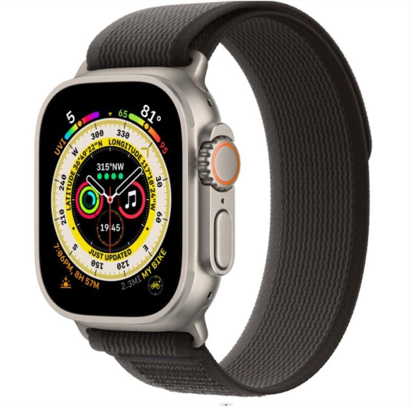 For Apple Watch Series Ultra 8 7 6 SE 49/44/45/42mm Trail Loop Nylon Band Strap