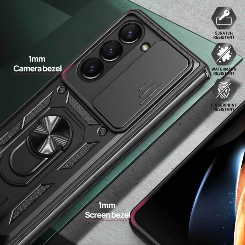 For Samsung Galaxy Z Flip Fold 5 4 5G Case Shockproof Rugged Ring Holder Cover
