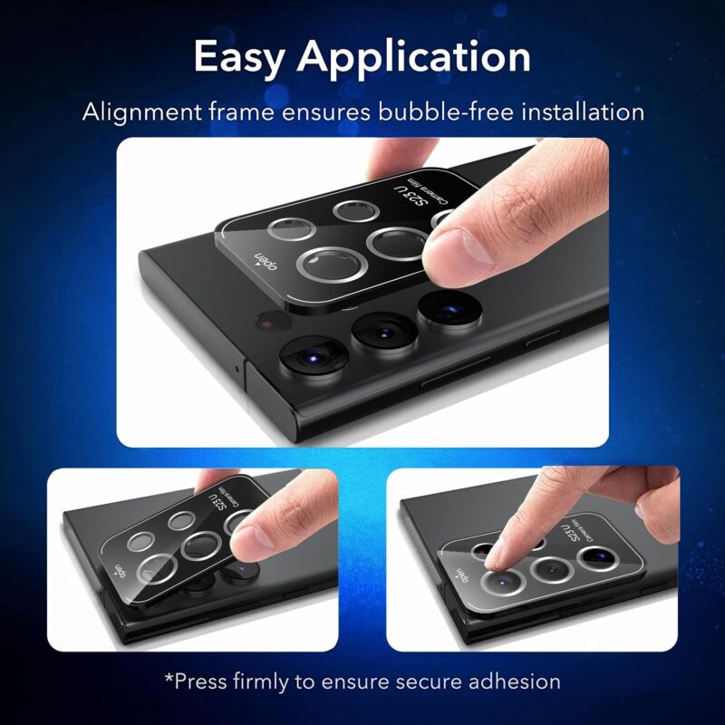 For Samsung Galaxy S22 Ultra Camera Metal Lens Screen Protector