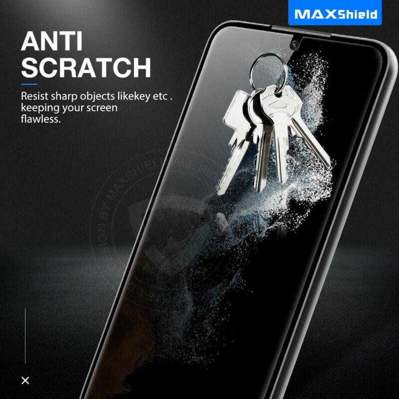 [2 Packs] For Galaxy S23 Plus Ultra Anti-Spy Privacy Screen + Lens Protector