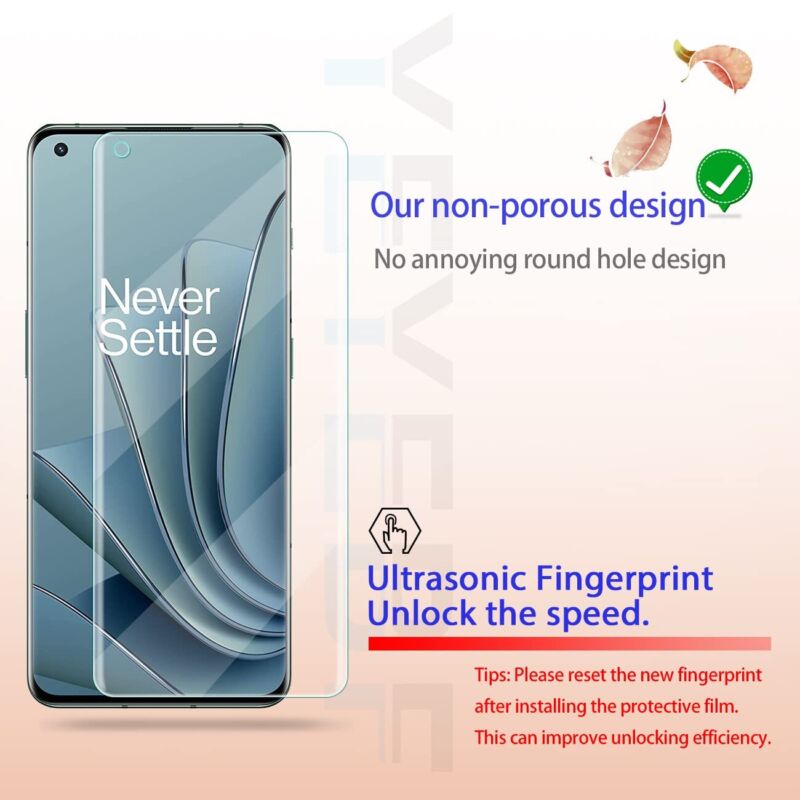 For OnePlus 10 Pro 5G HYDROGEL Full Cover Screen Protector Back Film Skin