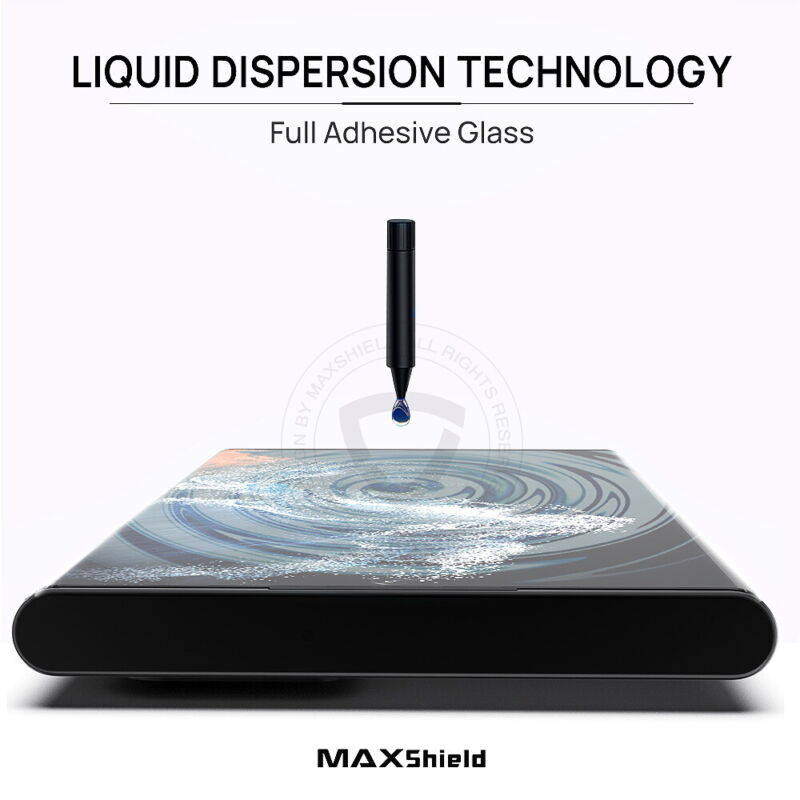 [FULL SET] For Galaxy S23 Plus Ultra UV Full Cover Glass Screen + Lens Protector