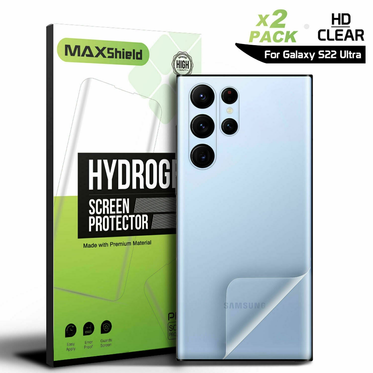 For Samsung Galaxy S22 Plus Ultra 5G Back Screen Protector Skin Clear Matte Film