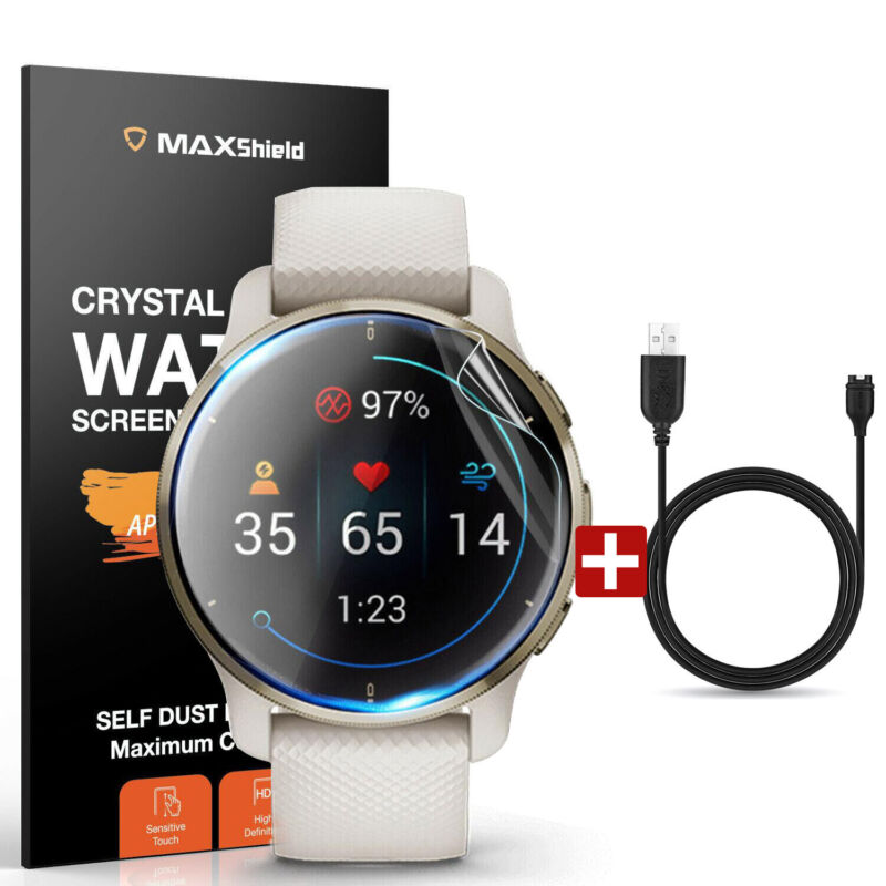 3x For Garmin Forerunner 265 Screen Protector Full Cover