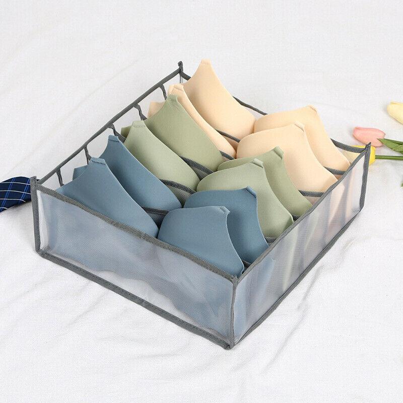 Foldable Drawer Organizer Divider Bra Sock Underwear Storage Closet Wardrobe Box
