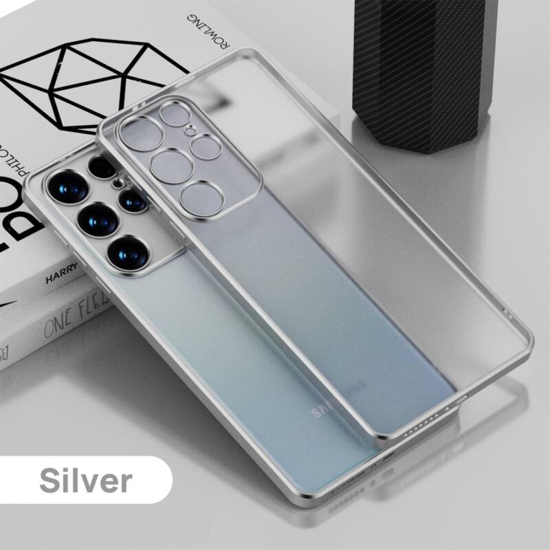 MAXSHIELD For Galaxy S23 Plus Ultra 5G Case Clear Matte Shockproof Cover