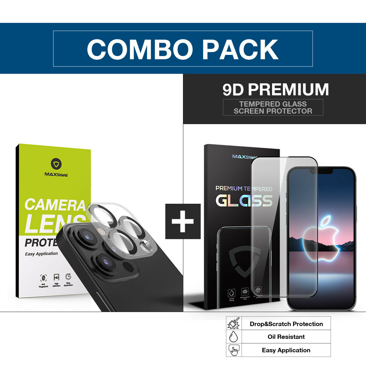 [2Packs] For iPhone 14 Series Camera Lens Cover Tempered Glass Screen Protector