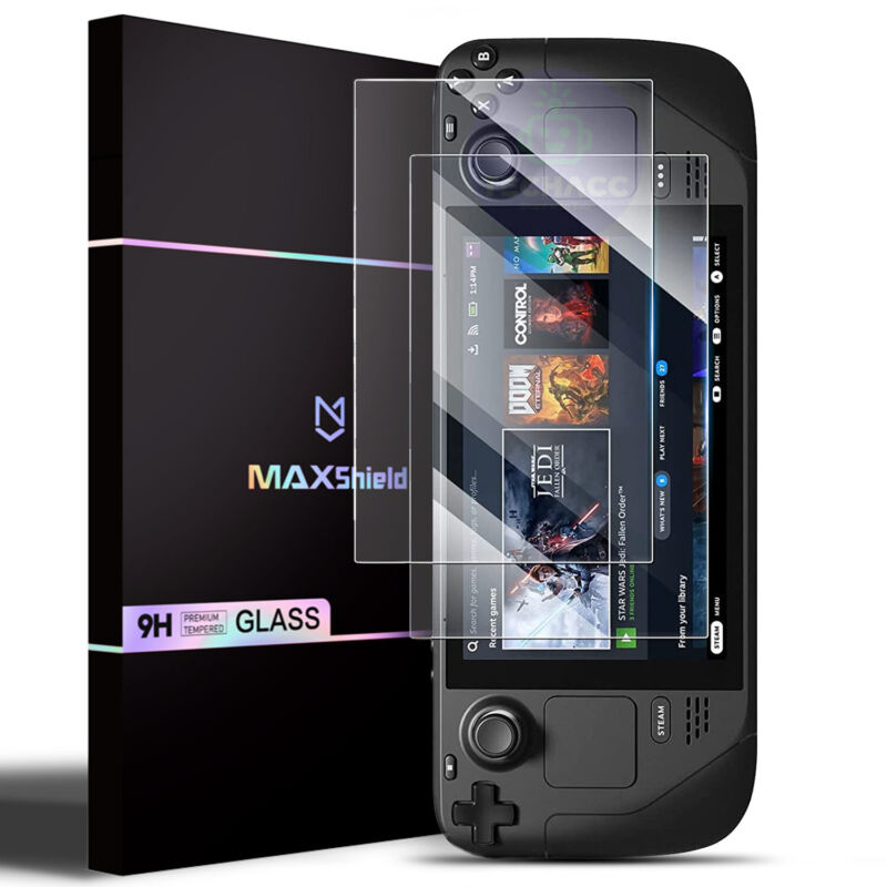 MAXSHIELD For Valve Steam Deck 2022&2021 Tempered Glass Screen Protector AU